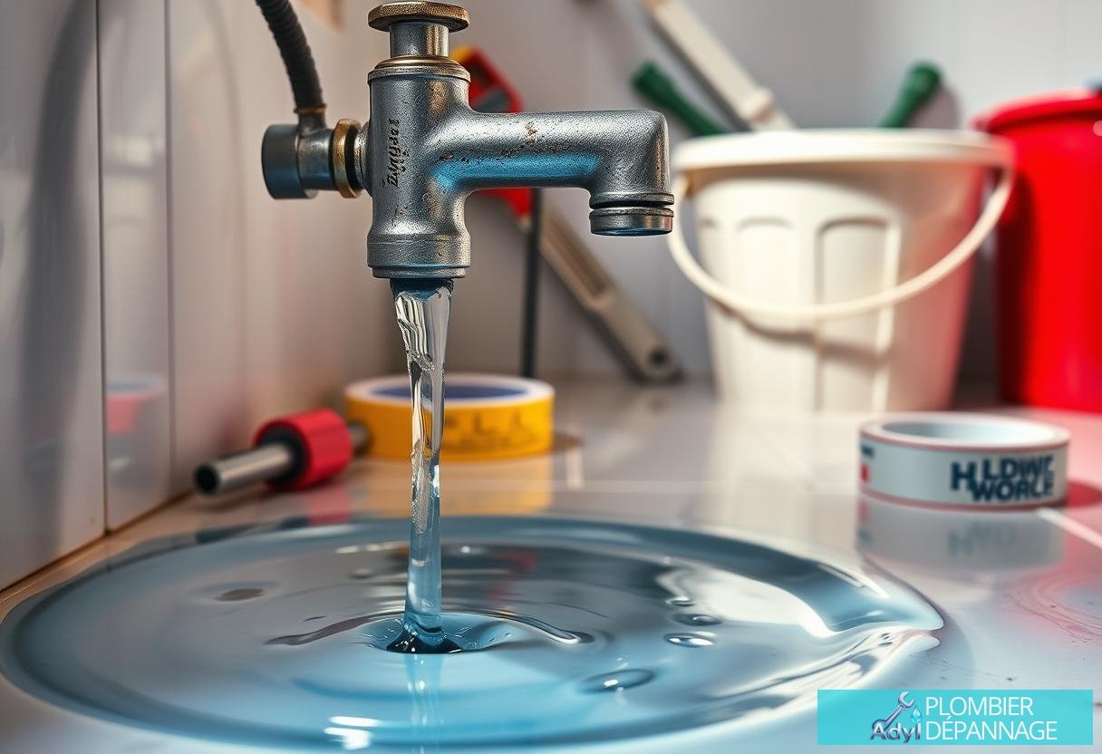 Urgence fuite eau réparation rapide