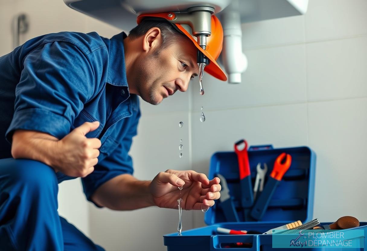 Illustration for section: Comment choisir le bon plombier d'urgence Choisir un plombier d'urgence ne doit pas être pris à la - urgence fuite eau