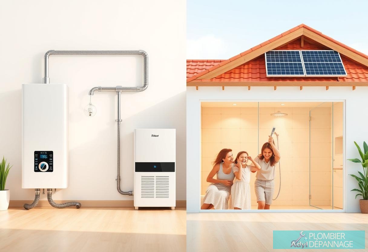 Illustration for section: Avoir des connaissance sur vos besoins énergétiques est crucial pour choisir un chauffe-eau. Négl - erreurs installation chauffe-eau