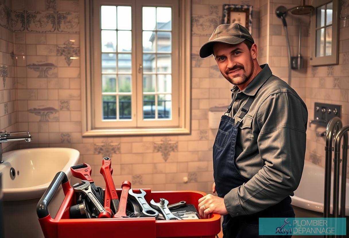 Illustration for section: Estimation des coûts habituels : En général, le tarif horaire d’un plombier à Paris varie entr - plombier urgence fiable