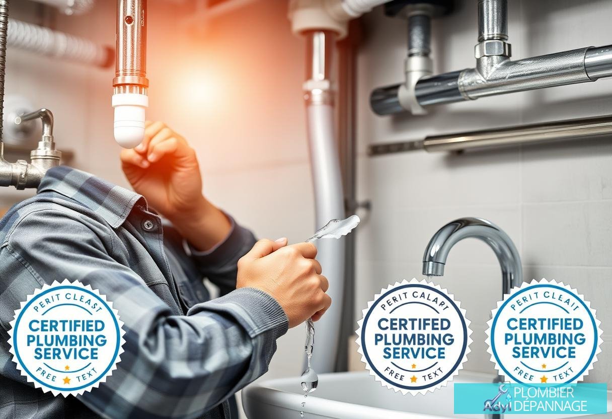 Service plomberie certifié professionnel